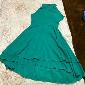 Green Mid Length Dress